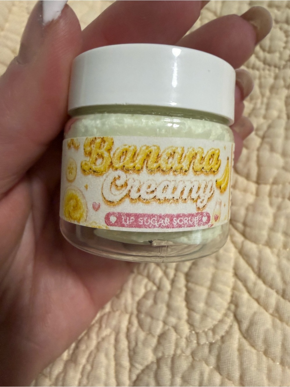 Aminnah “Banana Creamy” Limited Edition Lip Sugar Scrub!